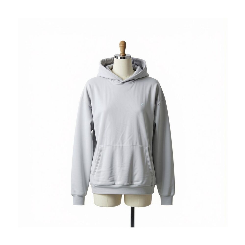 ZYIA Active Cozy Fleece Oversized White Hoodie Sweatshirt 2X